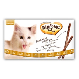 Мнямс лакомые палочки для кошек с цыпленком и уткой 13,5 см - 5 г 10 ш