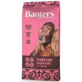 Сухой корм Banters Senior Light для пожилых собак склонных к полноте с курицей и рисом - 3 кг