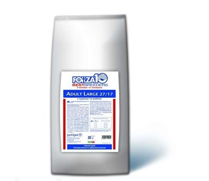 Forza10 Breeders для взрослых собак крупных пород от 35 до 70кг С курицей и рыбой, с добавлением папайи и эхинацеи - 20 кг фото 1