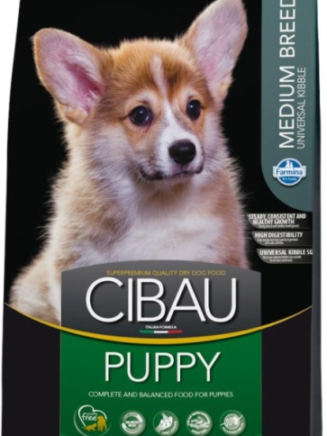 Cibau Puppy Medium сухой корм для щенков средних пород с курицей - 12 кг фото 1
