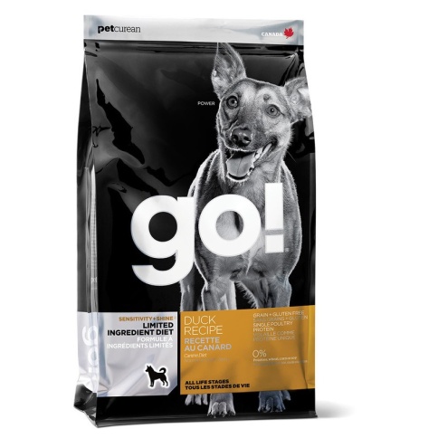 GO! Sensitivity + Shine GF сухой беззерновой корм для щенков и собак для чувствительного пищеварения с уткой - 9.98 кг фото 2