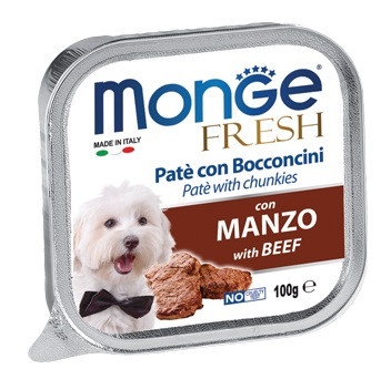 Monge Dog Fresh консервы для собак говядина 100 г фото 1