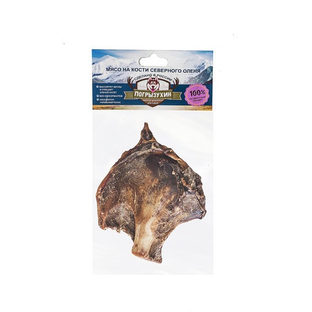 Лакомство Погрызухин для собак мясо на кости оленя L фото 1