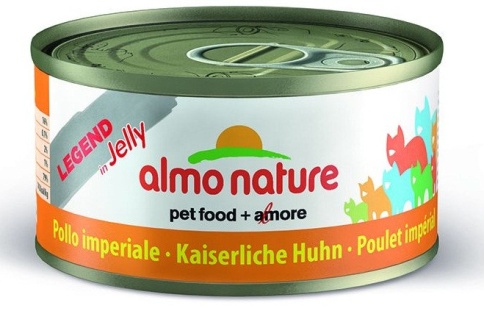 Almo Nature Legend Adult Cat Imperial Chicken консервированный корм с цельными кусочками цыпленка в бульоне для взрослых кошек - 70 г фото 1
