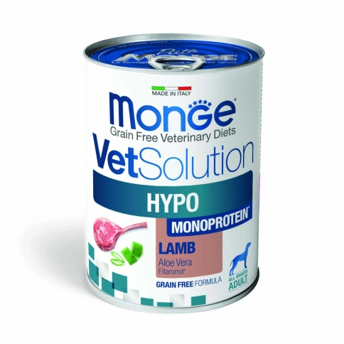 Сухой корм Monge VetSolution Hypo Monoprotein с ягненком для собак при пищевой непереносимости, 400 г фото 6