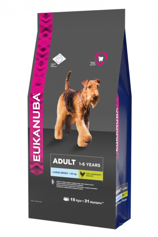 Eukanuba Adult Large Breed для собак крупных пород с курицей - 15 кг фото 1