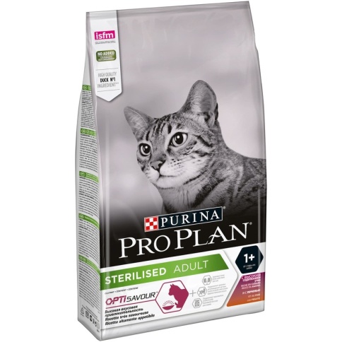 Pro Plan Cat Adult Sterilised сухой корм для стерилизованных кошек с уткой и печенью - 1,5 кг фото 1