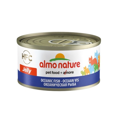 Almo Nature Legend Adult Cat Oceanic Fish консервированный корм с цельными кусочками океанической рыбы в бульоне для взрослых кошек - 70 г фото 1
