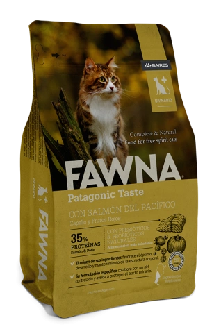 Сухой корм Fawna с лососем, тыквой и красными ягодами для кошек, профилактика МКБ, 3 кг фото 1