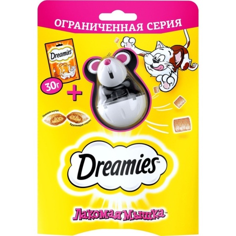 Dreamies игрушка для лакомств Лакомая мышка для взрослых кошек фото 2
