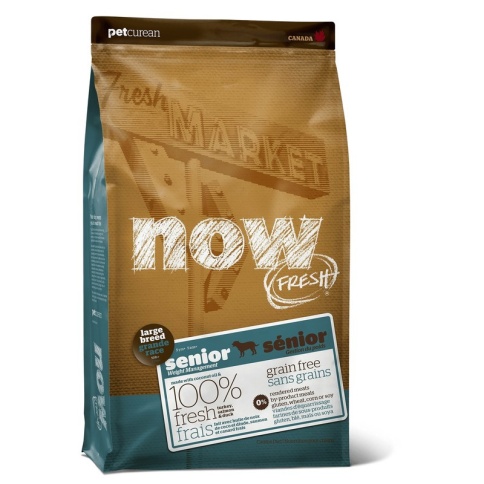 NOW Fresh Large Breed Grain Free сухой беззерновой корм для пожилых собак крупных пород и собак, склонных к избыточному весу, с индейкой, уткой и овощами - 5,45 кг фото 2