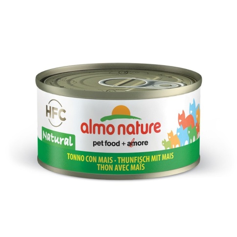 Almo Nature Legend Adult Cat Tuna&Sweet Corn консервы с тунцом и сладкой кукурузой в бульоне для взрослых кошек - 70г фото 2