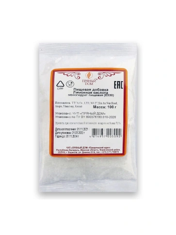 Лимонная кислота, 100 гр фото 1