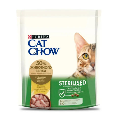 Purina Cat Chow Special Care для кастрированных котов и стерилизованных кошек - 400 гр фото 1