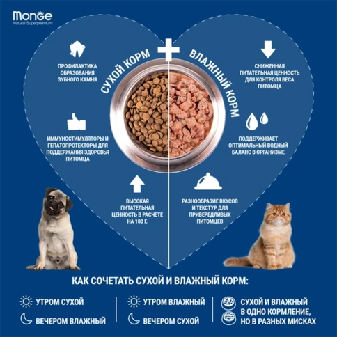 Сухой корм Monge Monoprotein All Breeds с лососем и рисом для щенков всех пород, 15 кг фото 4