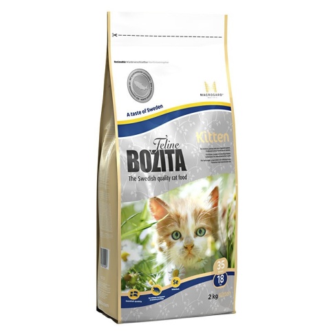 Bozita Feline Kitten сухой корм для котят, беременных и кормящих кошек с курицей - 2 кг фото 1