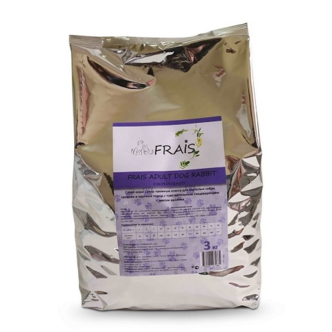 Frais Adult Dog Rabbit сухой корм для собак с мясом кролика - 3 кг фото 1