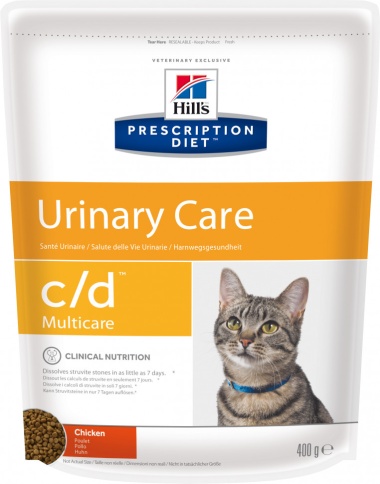 Hill's Prescription Diet C/D Multicare Feline Chicken dry (0.4 кг) фото 1