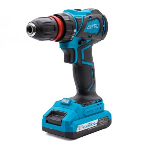 Дрель аккумуляторная ВАРЯГ ДА-21/2Н+DFR (БЕСЩЕТОЧНАЯ, 21В, пат10мм-3/8"DFR, 2 скорости, 50Нм, АКБ Li-ion 2,0Ач) кейс, 2 АКБ, З/У (1/8) фото 1