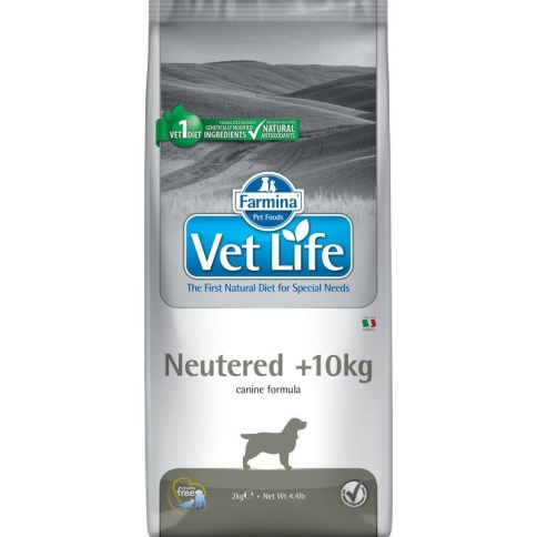 Farmina Vet Life Natural Diet Dog Neutered >10kg - 2 кг фото 2