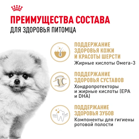 Сухой корм Royal Canin Pomeranian Adult для собак породы померанский шпиц, 500 г фото 4