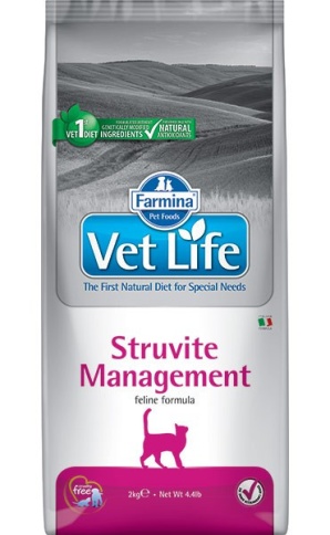 Farmina Vet Life Cat Struvite Management ветеринарный корм для взрослых кошек и котов при рецидивах мочекаменной болезни струвитного типа - 10 кг фото 1