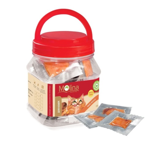 Molina лакомство для кошек Филе лосося - 200 г фото 1