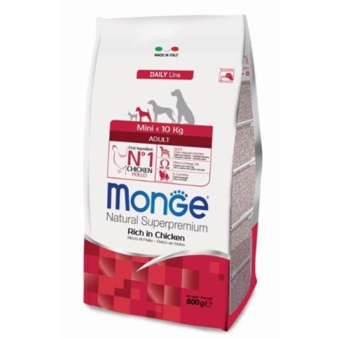 Monge Dog Mini корм для взрослых собак мелких пород 800 гр фото 2