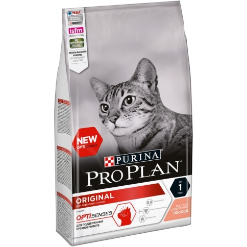 Сухой корм Pro Plan Cat Adult для взрослых кошек с лососем - 1,5 кг фото 1