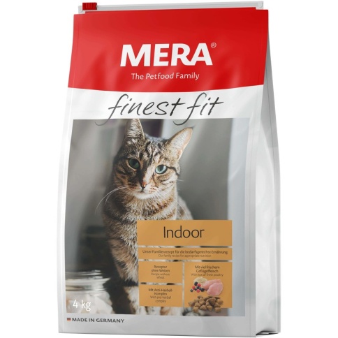 Mera Finest Fit Indoor сухой корм для взрослых кошек, живущих в помещении, с курицей - 4 кг фото 2