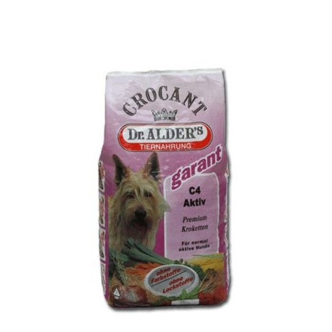 Dr. Alder's C4 Activ Crocant Premium для взрослых собак с нормальной активностью с говядиной и рисом 6 кг фото 1