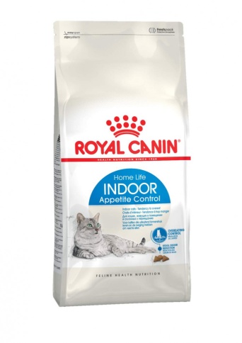 Royal Canin Indoor Appetite Control сухой корм для взрослых кошек, живущих в помещении и склонных к перееданию - 400 гр фото 1
