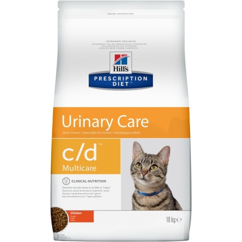 Hill's Prescription Diet c/d Multicare Urinary Care сухой диетический корм для кошек для поддержания здоровья мочевыводящих путей с курицей - 10 кг фото 2