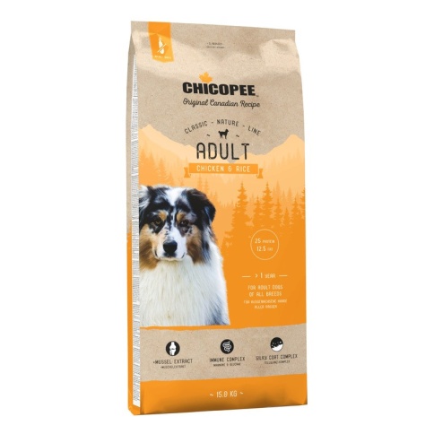 Chicopee CNL Adult Chicken & Rice сухой корм для взрослых собак всех пород с курицей и рисом - 15 кг фото 2