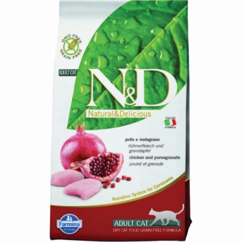 Farmina N&D Grain-Free Feline Chicken & Pomegranate Adult 10 кг фото 2
