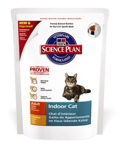 Hill's Science Plan Indoor Cat сухой корм для взрослых кошек, живущих в домашних условиях, с курицей - 300 гр фото 1
