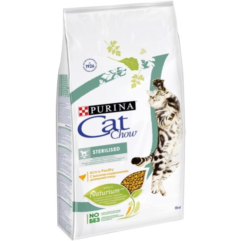 Purina Cat Chow Special Care для кастрированных котов и стерилизованных кошек - 15 кг фото 2