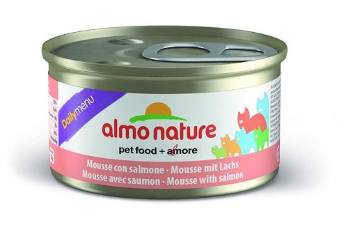 Almo Nature Daily Menu Adult Cat Mousse Salmon консервы нежный мусс для взрослых кошек меню с лососем - 85 г фото 1
