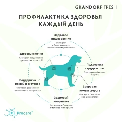Сухой корм Grandorf Fresh индейка с бататом беззерновой для взрослых собак средних и крупных пород, 3 кг фото 16