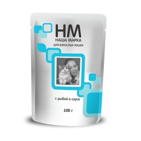 Наша Марка для кошек с рыбой 100 г (паучи) фото 2
