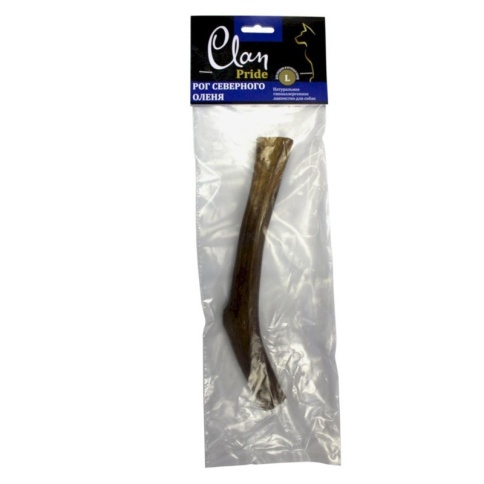 Clan Pride лакомство для собак, рог северного оленя, размер L фото 1