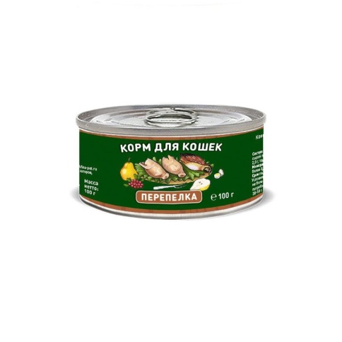 Solid Natura с перепелкой для кошек 100 г фото 2