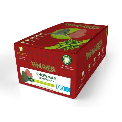 Whimzees лакомство для собак снеговик S 150 шт 1 ш фото 1