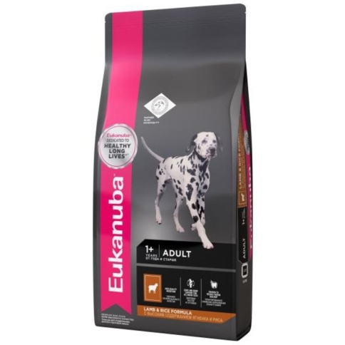 Eukanuba Dog Adult для собак с ягненком и рисом - 12 кг фото 2