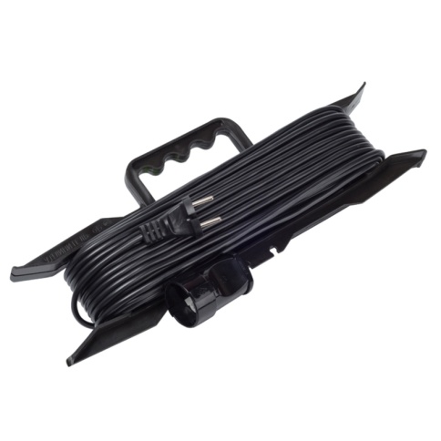 Удлинитель на рамке УС-1-20 1 розетка, без заземления, ПВС 2х1,0, 20м (1/10) фото 1