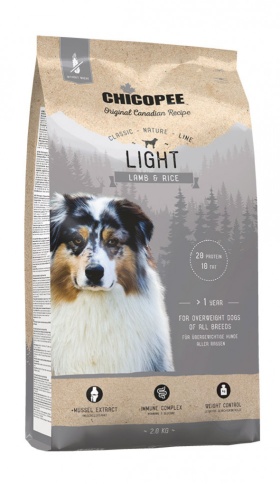 Chicopee CNL Light Lamb & Rice сухой облегченный корм для взрослых собак всех пород с ягненком и рисом 2 кг фото 1