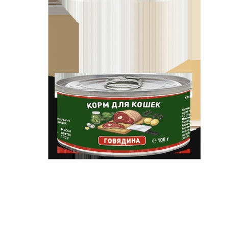 Solid Natura Holistic консервы для кошек с говядиной - 100 г фото 1