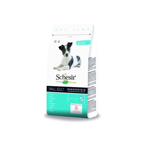 SCHESIR Adult Small для взрослых собак мелких пород с рыбой гипоалергенный - 2 кг фото 2