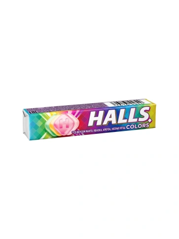 Карамель леденцовая HALLS COLORS АССОРТИ 25г фото 1