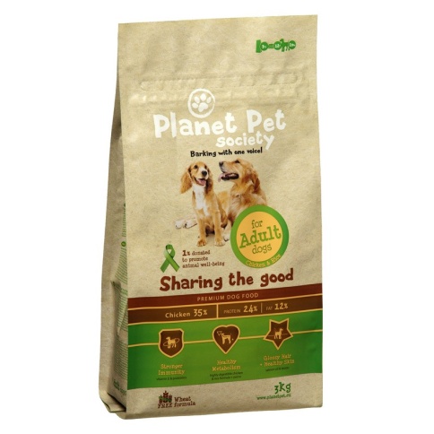 Planet Pet Chicken & Rice For Adult Dogs сухой корм для взрослых собак с курицей и рисом 3 кг фото 2